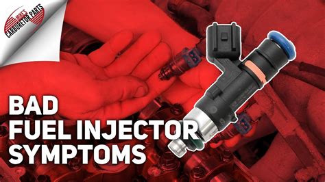 What are the symptoms of a bad fuel injector?