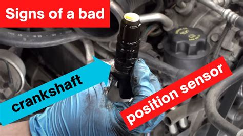 What are the symptoms of a crankshaft position sensor not learned?