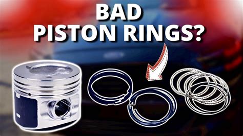 What are the symptoms of stuck piston rings?