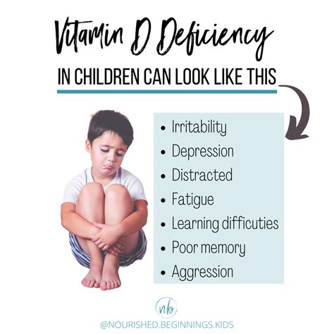 What are the symptoms of vitamin D deficiency in the brain?