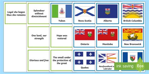 What are the taglines of the provinces of Canada?