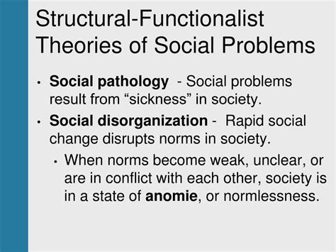 What are the theories of social problems?