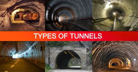 What are the three basic types of tunnel construction?