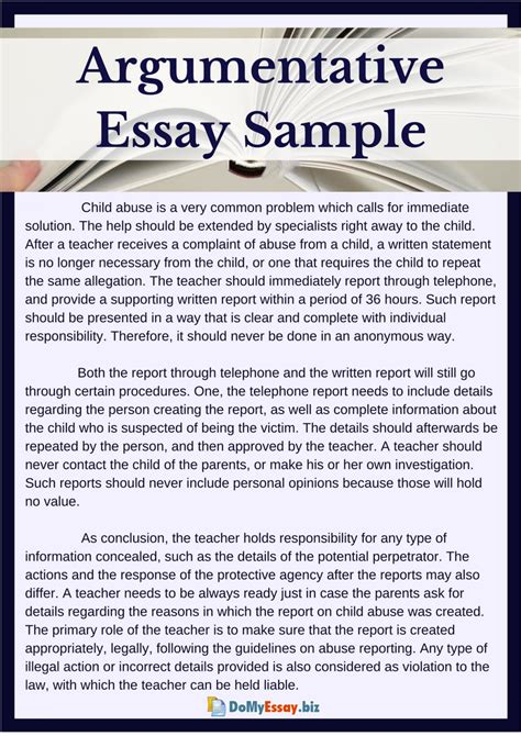 What are the three models of argumentative essay?