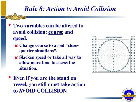 What are the three options that you must avoid collision?