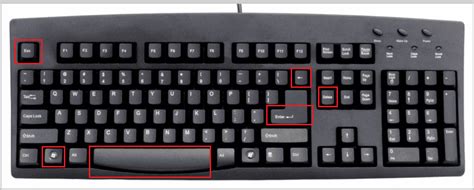 What are the three special keys on the keyboard?