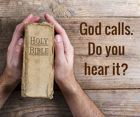 What are the three things that God calls us to do?