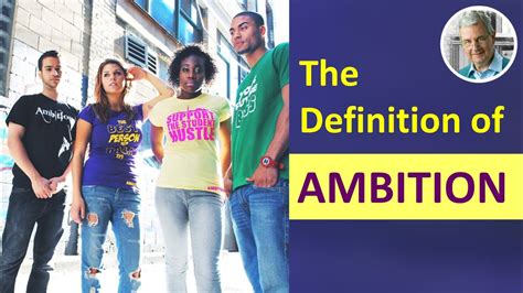 What are the three types of ambition?