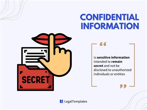 What are the three types of confidential information?