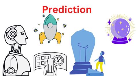 What are the three types of prediction?