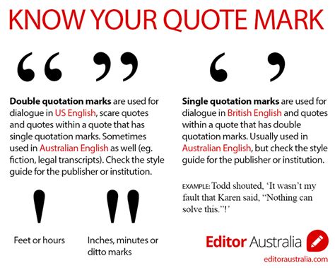 What are the three types of quotation marks?