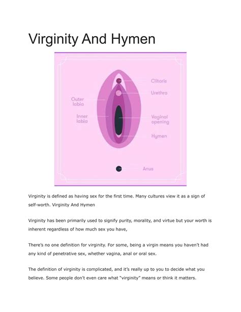 What are the three types of virginity?