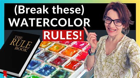 What are the three watercolor rules?