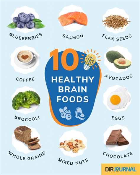 What are the top 5 brain foods?