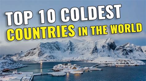 What are the top 5 coldest country?