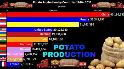What are the top 5 potato producing countries?