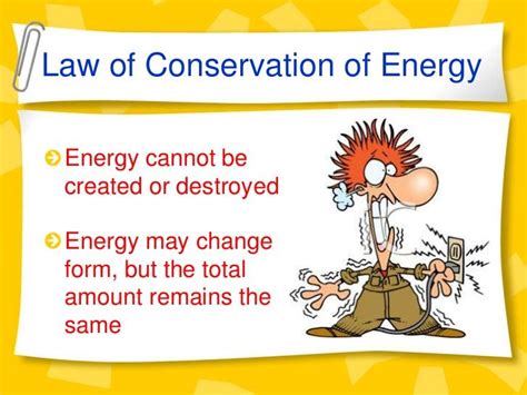 What are the two laws of energy conservation?