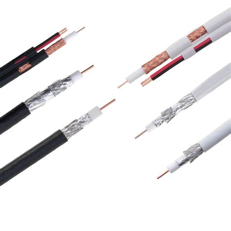 What are the two main types of coaxial cable?