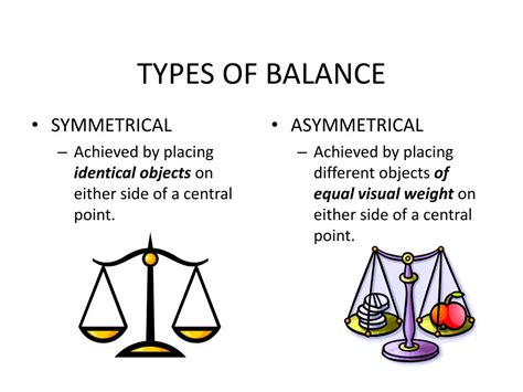 What are the two types of balances?