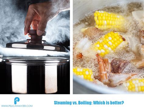 What are the two types of steaming?