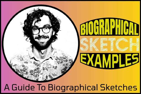 What are the types of biographical sketch?