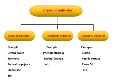 What are the types of indicators?
