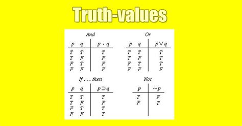 What are the values of truth?