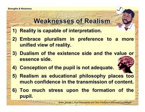 What are the weakness of realism?