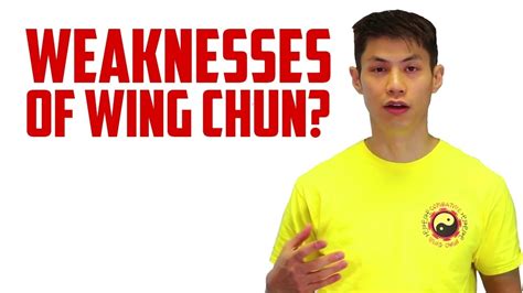 What are the weaknesses to Wing Chun?