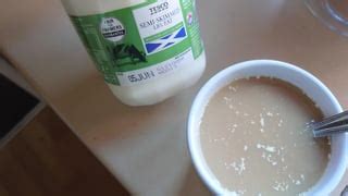 What are the white chunks in organic milk?