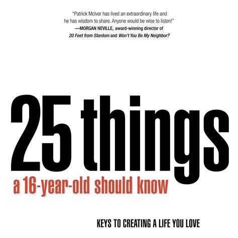 What are things a 16 year old should know?