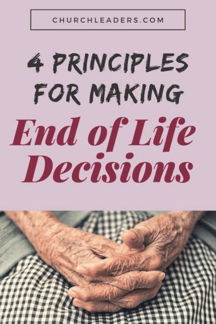 What are three end of life issues?