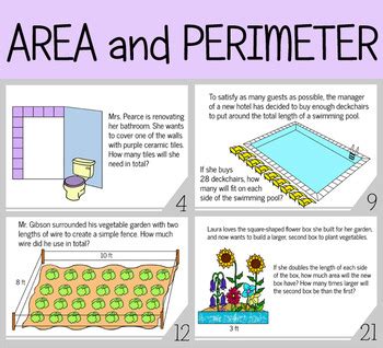 What are three examples of situations where you need to know the perimeter?
