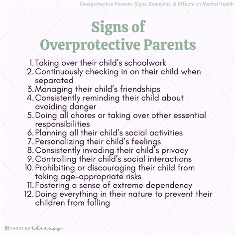 What are two disadvantages of overprotective parents?