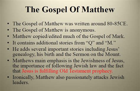 What are two reasons why Matthew wrote his gospel?