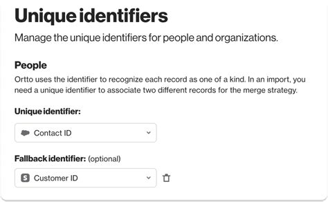 What are two unique identifiers?