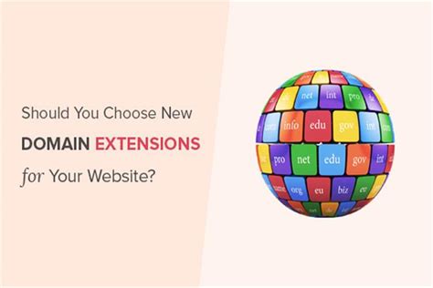 What are valid domain extensions?
