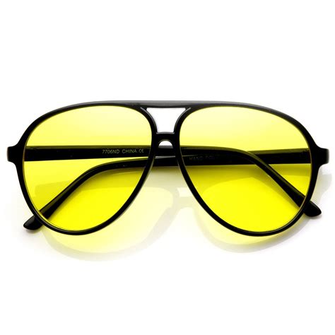 What are yellow lens glasses for?