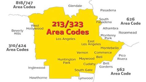 What area code is +1 213?