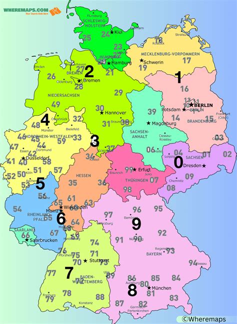 What area code is 40 in Germany?