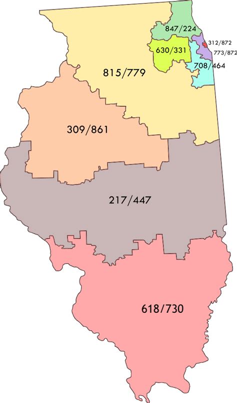 What area code is 773 in Chicago?