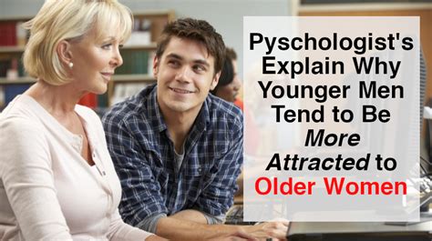 What attracts a man to an older woman?