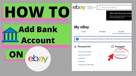 What bank accounts work with eBay?