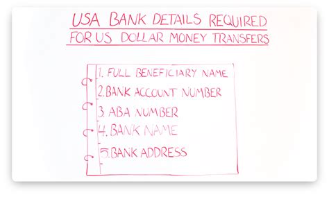 What bank details are needed to transfer money from USA to UK?