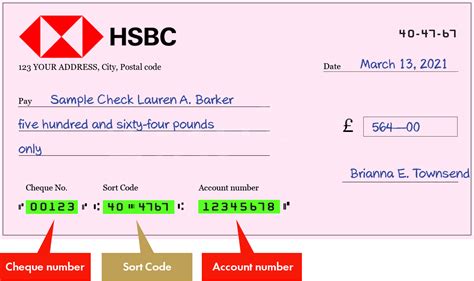 What bank sort code is 40 47 63?