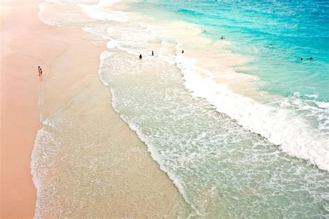 What beach has the most beautiful sand in the world?