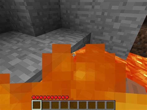 What blocks are immune to lava in Minecraft?