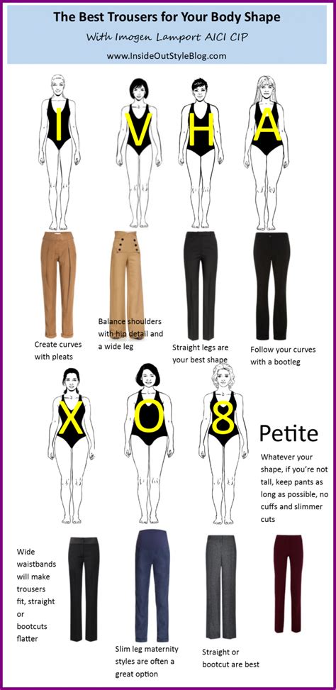 What body shape suits wide leg trousers?