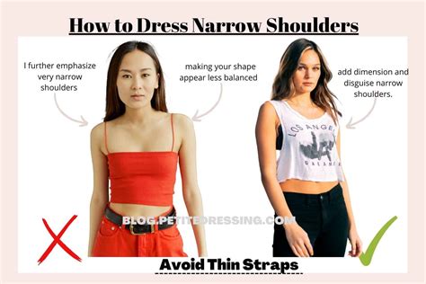 What body type has narrow shoulders?