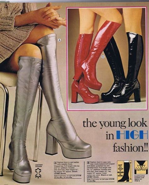 What boots were worn in the 70s?